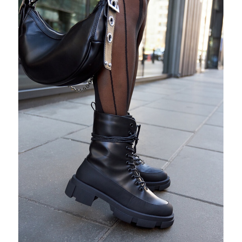 Černé klasické zateplené dělníky Apodaca černá 2