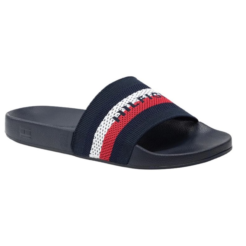 Tommy Hilfiger Knited Pool Slide M žabky FM0FM03642 modrý 1