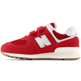 Boty New Balance Jr PV574RR1 červený 1