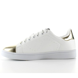 Tenisky s kovovou špičkou YP-01 Gold bílý žlutá 1 Tenisky s kovovou špičkou YP-01 Gold bílý žlutá 1