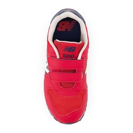 Boty New Balance Jr PV500TR1 červené 2