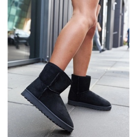 Černé zateplené sněhule Custonaci černý 2