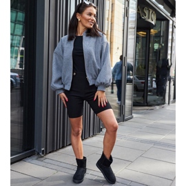 Černé zateplené sněhule Custonaci černý 1