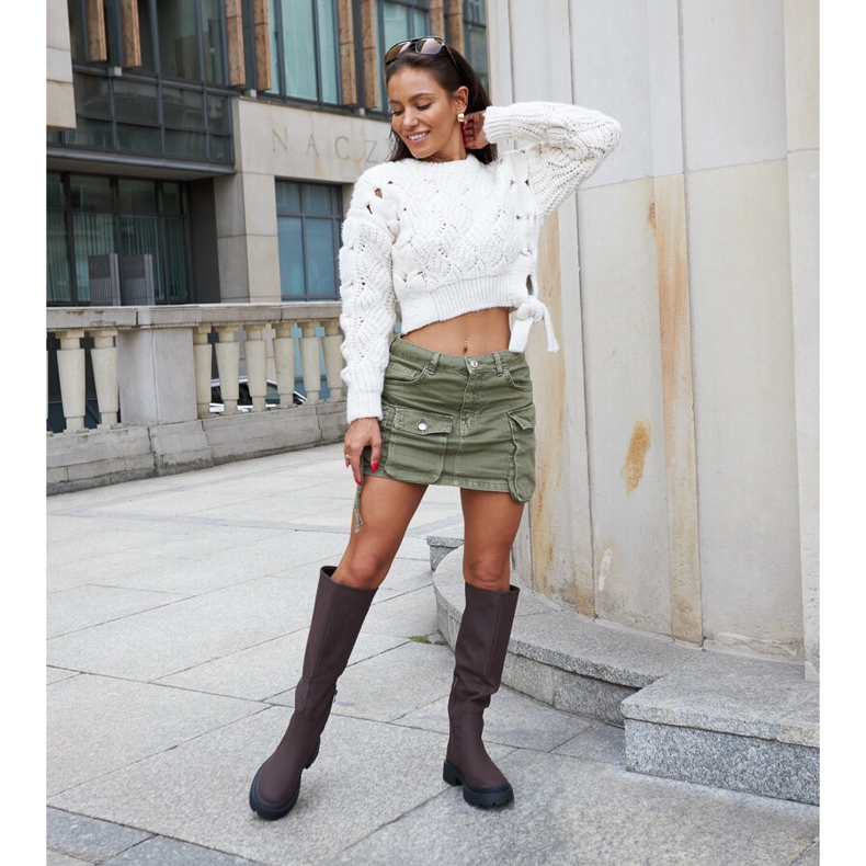 Hnědé matné klasické boty Edwards hnědý 1