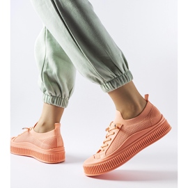 Oranžové slip on tenisky Callimaco pomerančový 1