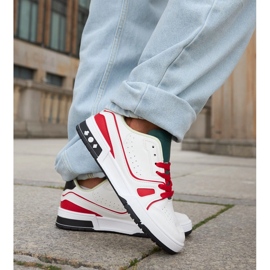 Inna Archieho bílé a červené boty se zeleným jazykem bílý 1 Inna Archieho bílé a červené boty se zeleným jazykem bílý 1