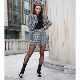 Černé kotníkové boty zdobené zirkony Agatino černá 1 Černé kotníkové boty zdobené zirkony Agatino černá 1