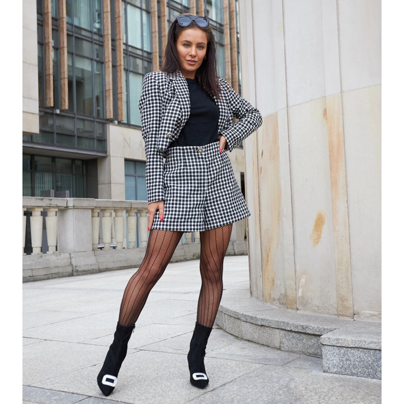 Černé kotníkové boty zdobené zirkony Agatino černá 1 Černé kotníkové boty zdobené zirkony Agatino černá 1