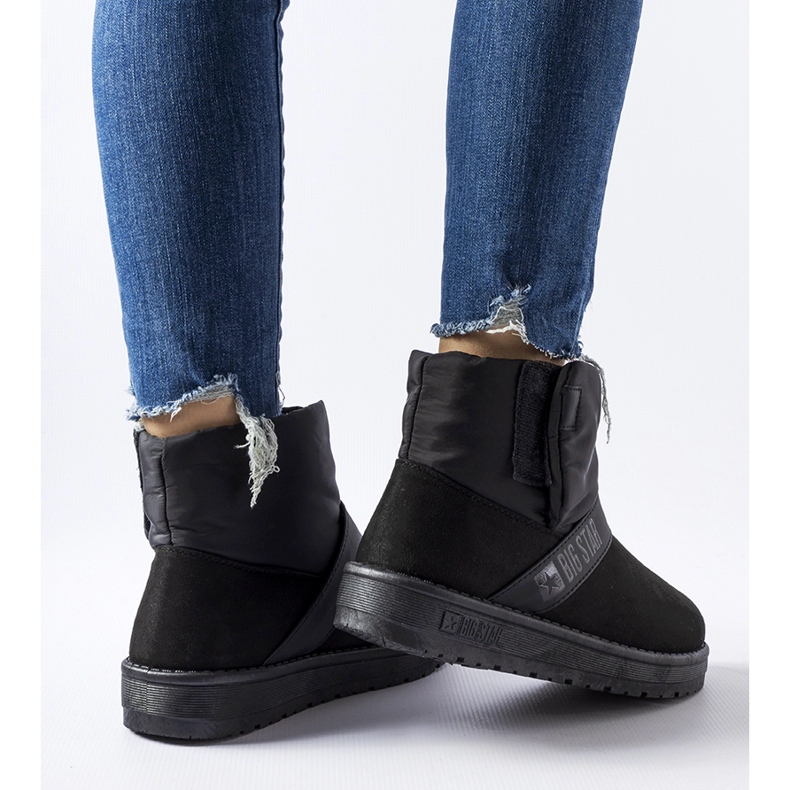 Černé zateplené sněhule Big Star MM274151 černá 1