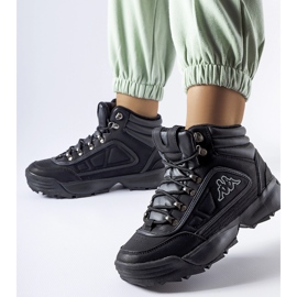 Černé vysoké teplé boty Kappa 242968 Shivoo černá 1