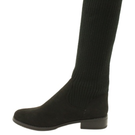 M.Daszyński Ženské ženské boty SA62-58 Černé boty černá 5