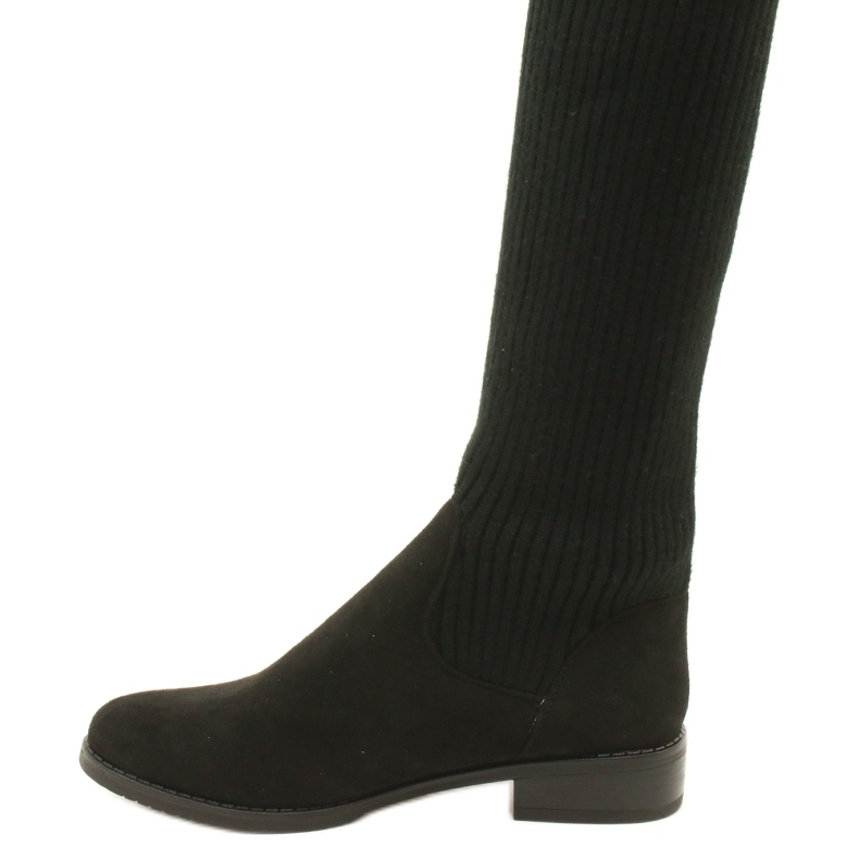 M.Daszyński Ženské ženské boty SA62-58 Černé boty černá 5