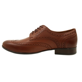 Olivier Společenská obuv Brogues brown 617 hnědý 3
