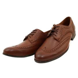 Olivier Společenská obuv Brogues brown 617 hnědý 4