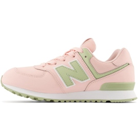 Boty New Balance Jr GC574CT1 růžový 1