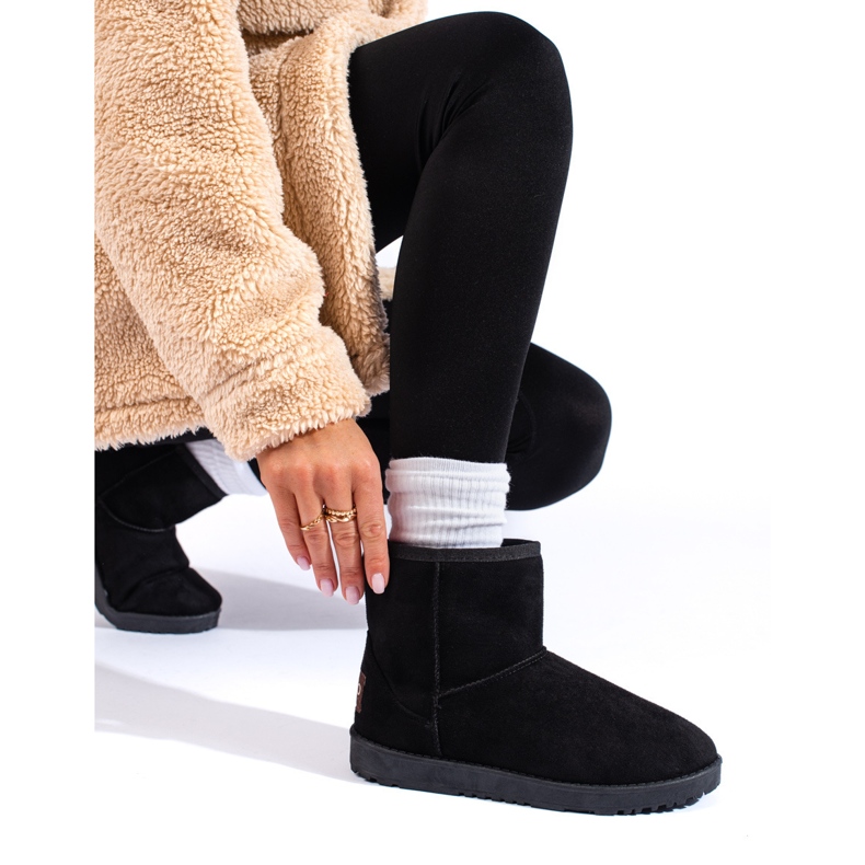 TRENDI Klasický Mukluki černý 1