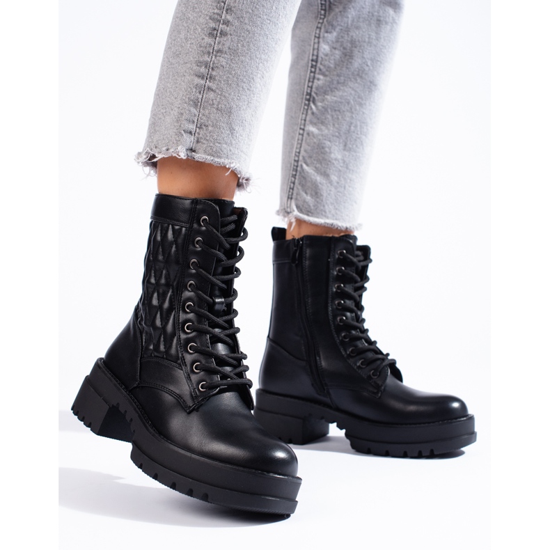 Dámské baggy s nařaseným svrškem černá 1