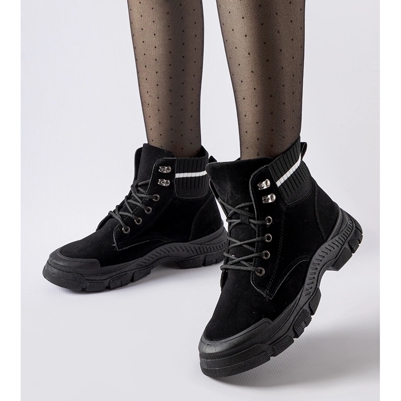 Černé zateplené boty Tellaro černý 1