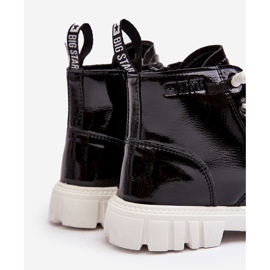 Zateplené patentované dětské boty Big Star MM374147 Black černý 1