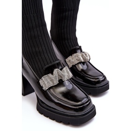 S.Barski Dámské kotníkové boty na vysokém podpatku D&amp;A MR870-41 Black černá 10