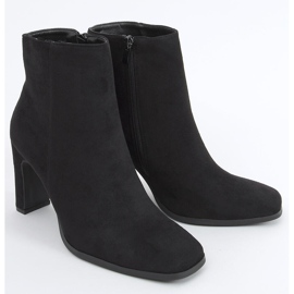 Vysoké podpatky Madison Black Suede černý 2