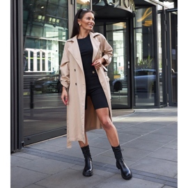 Inna Černé ponožkové kotníkové boty Eliot se zavazováním černá 1