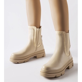 Béžové tenisky s masivní podrážkou Torin zelená 1 Béžové tenisky s masivní podrážkou Torin zelená 1