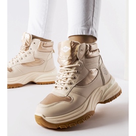 Béžové kozačky Lee Cooper LCJ-23-44-1972L béžový 1