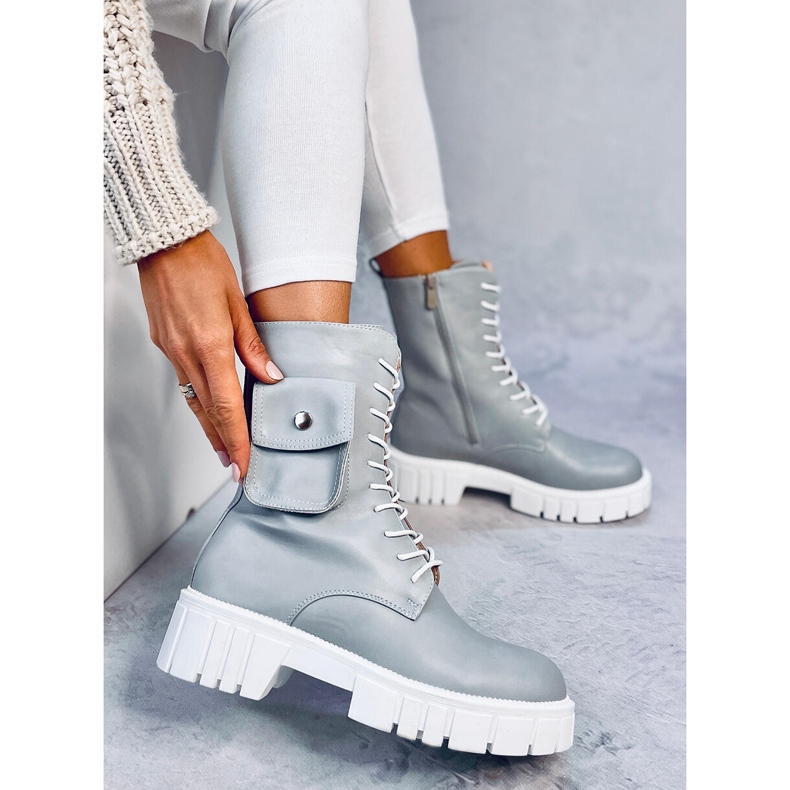 Dělníci s kabelkou Maruna L. GREY šedá 2