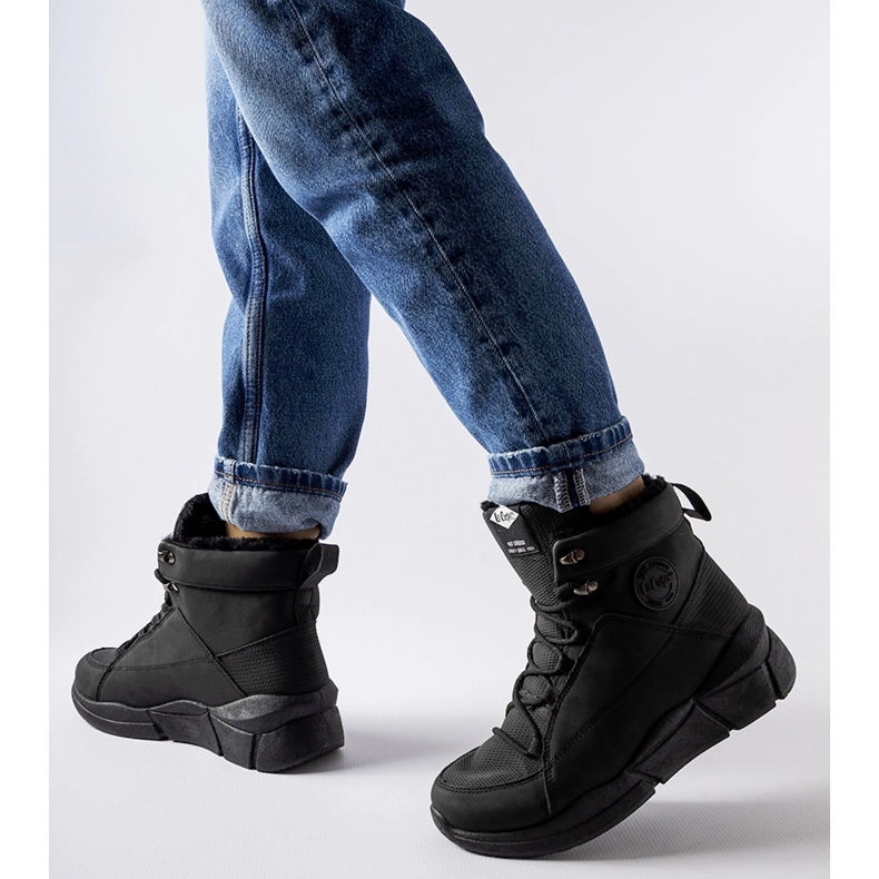 Černé vysoké boty Lee Cooper LCJ-23-44-1979L černá 2