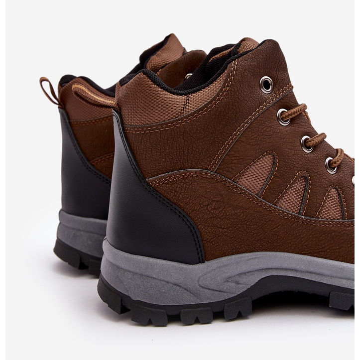 WR1 Pánské klasické trekingové boty hnědé Gometti hnědý 2
