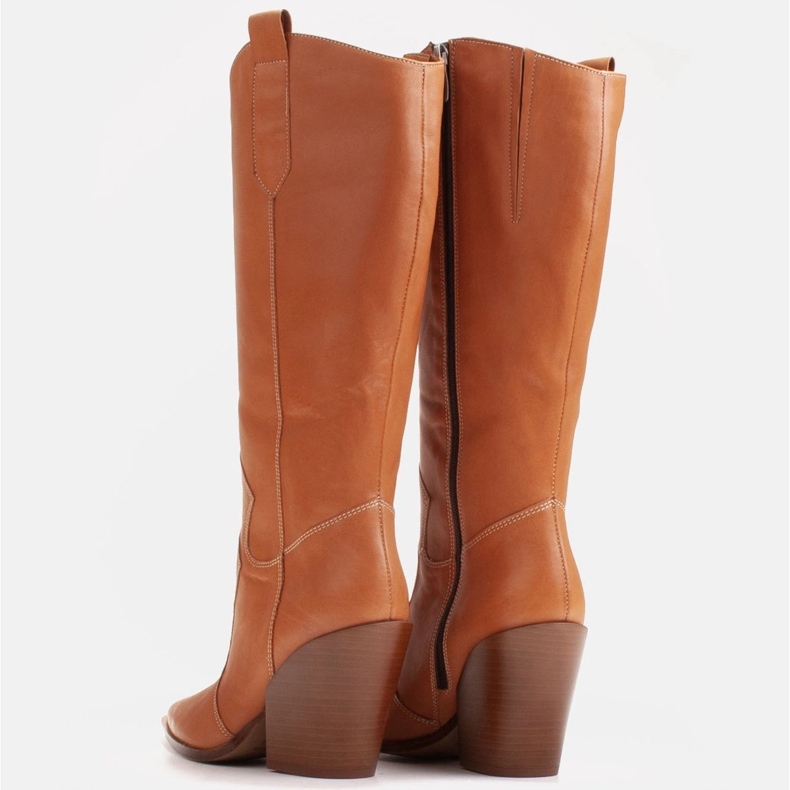 Marco Shoes Dámské kovbojské boty Marco 1399K hnědé hnědý 1 Marco Shoes Dámské kovbojské boty Marco 1399K hnědé hnědý 1