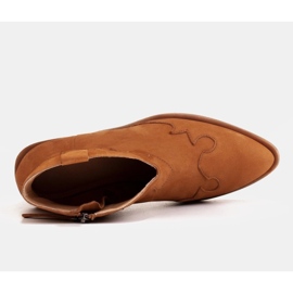 Marco Shoes Neizolované boty se semišovými a vlnitými vložkami hnědý 7