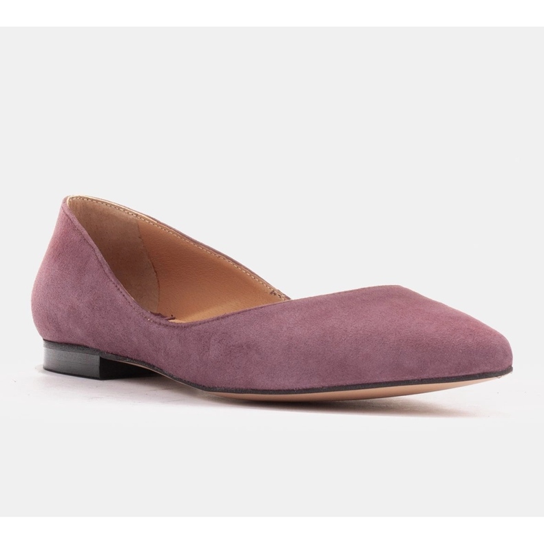 Marco Shoes Dámské balerínky s nízkými boky fialová 1