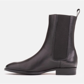 Marco Shoes Sofi Chelsea boty s gumou ve svršku černý 1