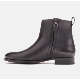Marco Shoes Klasické kozačky na nízkém podpatku černý 1