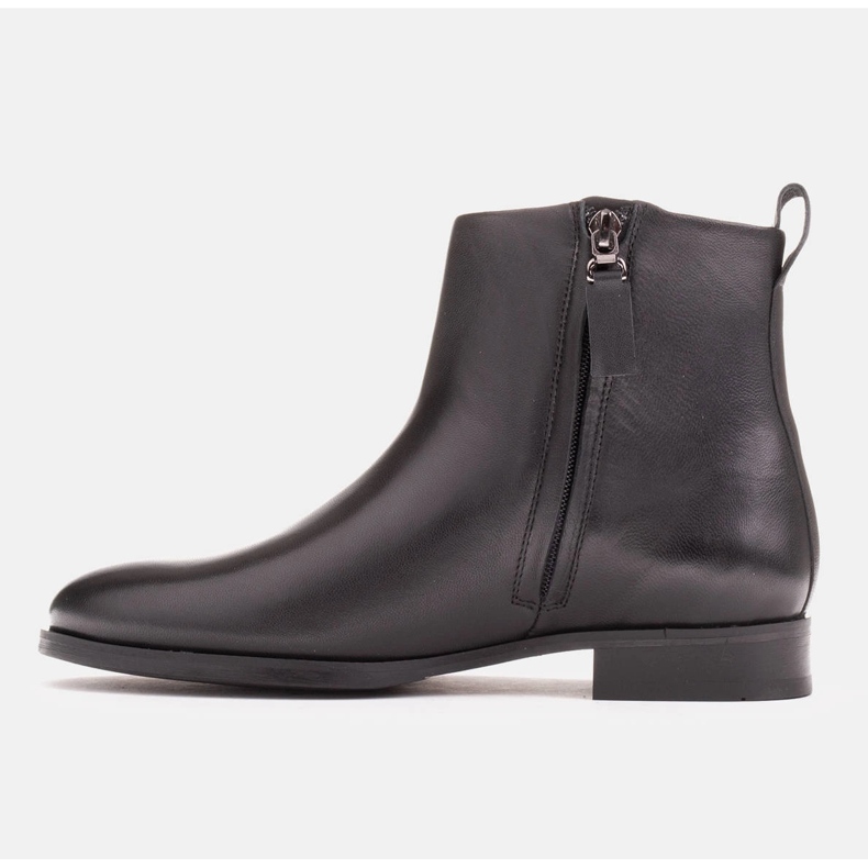 Marco Shoes Klasické kozačky na nízkém podpatku černý 1