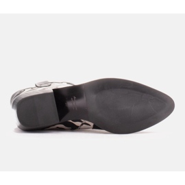 Marco Shoes Kovbojské boty Clara s ozdobným prošíváním černý 1