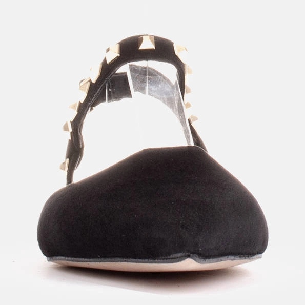 Marco Shoes Černé sandály s cvočky černý 2