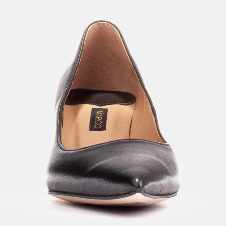 Marco Shoes Elegantní lodičky na podpatku na nižším podpatku černá 1 Marco Shoes Elegantní lodičky na podpatku na nižším podpatku černá 1