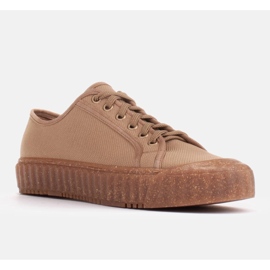 Marco Shoes Sportovní tenisky s ekologickým spodkem béžový 1 Marco Shoes Sportovní tenisky s ekologickým spodkem béžový 1