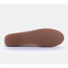 Marco Shoes Klasické mokasíny vyrobené z měkkého semiše béžový 4