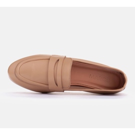 Marco Shoes Mokasíny bez podšívky béžový 6