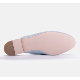 Marco Shoes Pantofle s ozdobou modrý 6