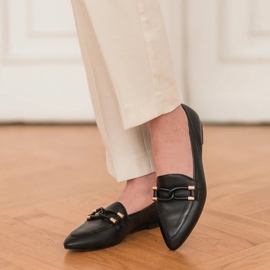 Marco Shoes Zdobené mokasíny černá 8