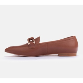 Marco Shoes Zdobené mokasíny hnědý 1