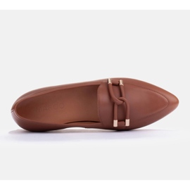 Marco Shoes Zdobené mokasíny hnědý 2