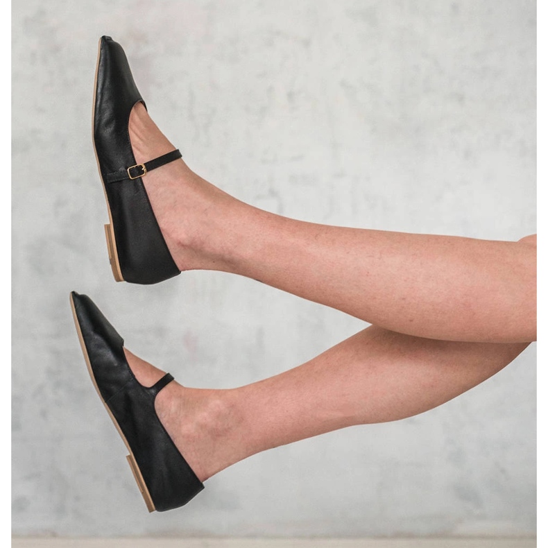 Marco Shoes Balerínky ve stylu Mary Jane černý 1