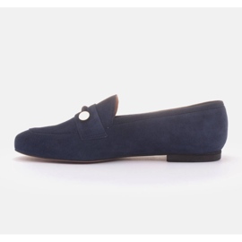 Marco Shoes Zlatě zdobené mokasíny modrý 1