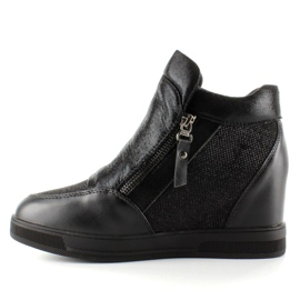 Tenisky na skrytém klínu 2017-1 Černé černý 1